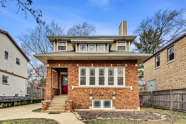 view of front of home