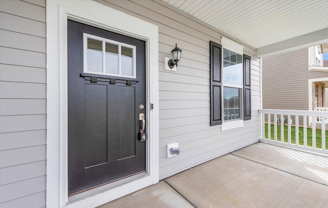 view of property entrance