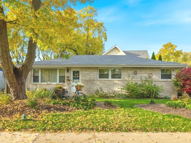 view of ranch-style home