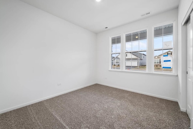 carpeted empty room with a wealth of natural light