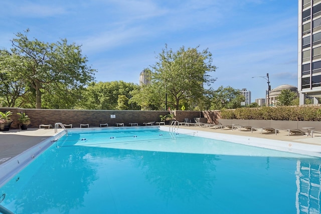 view of swimming pool