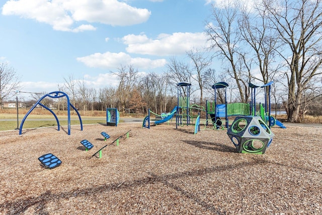 view of jungle gym