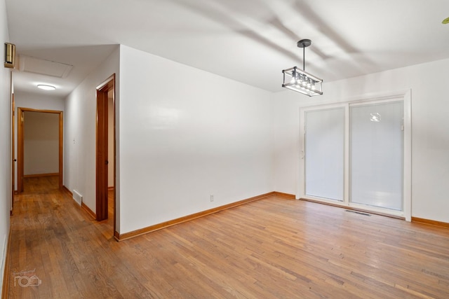 interior space featuring hardwood / wood-style flooring