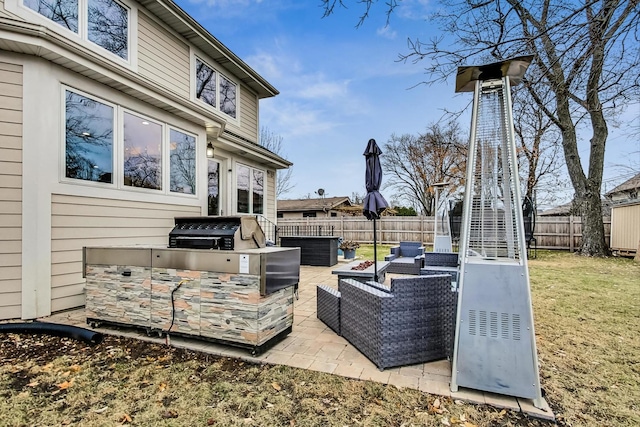 view of patio / terrace with grilling area