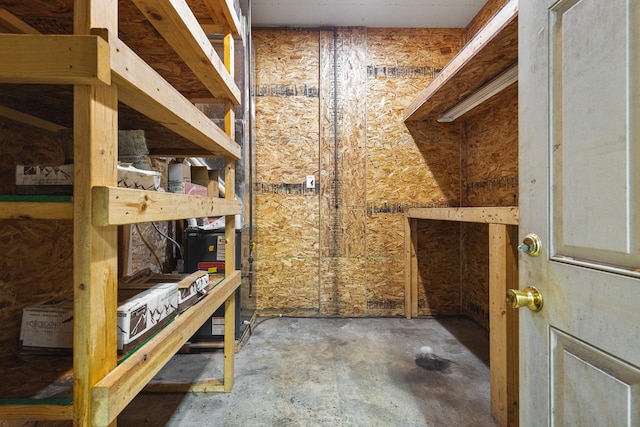 view of storage room