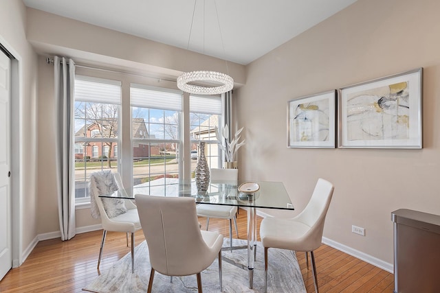 dining room featuring hardwood / wood-style floors