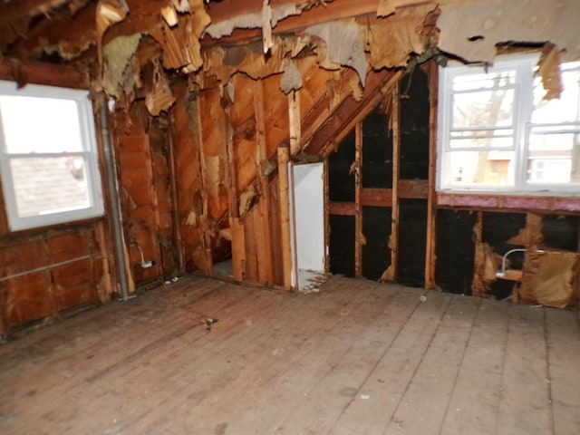 view of attic