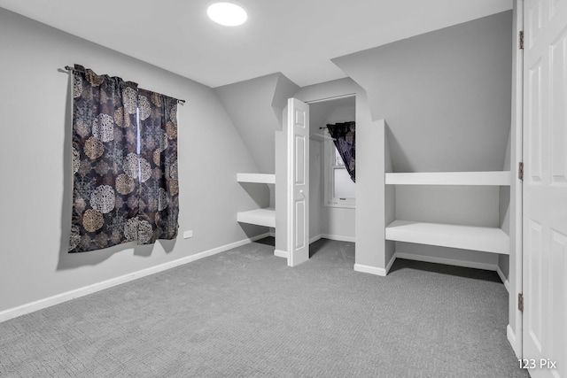 unfurnished bedroom featuring carpet flooring