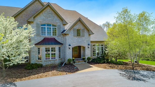 view of french country style house