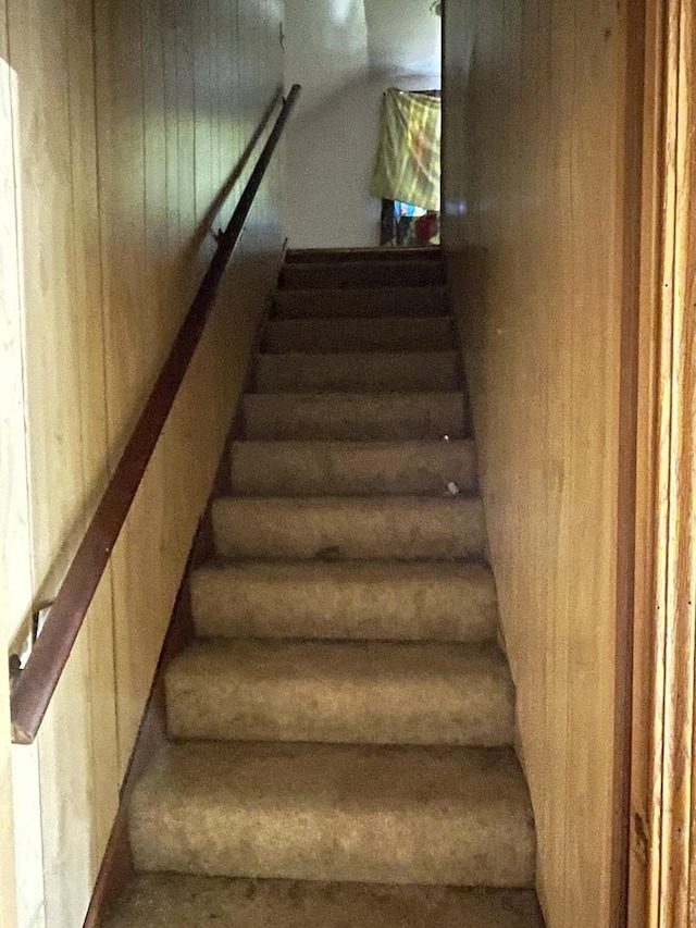 view of staircase