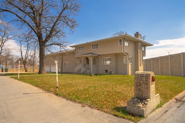 17043 Annetta Ave, Hazel Crest, IL 60429 - view of front of home featuring a chimney and a garage