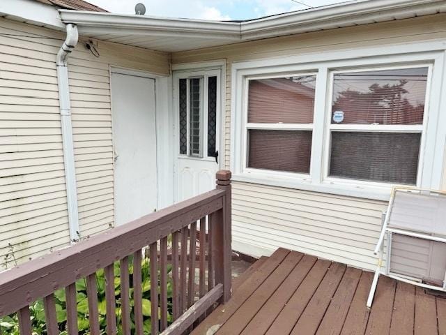 1429 N Wolf Rd, Berkeley, IL 60163 - view of wooden deck