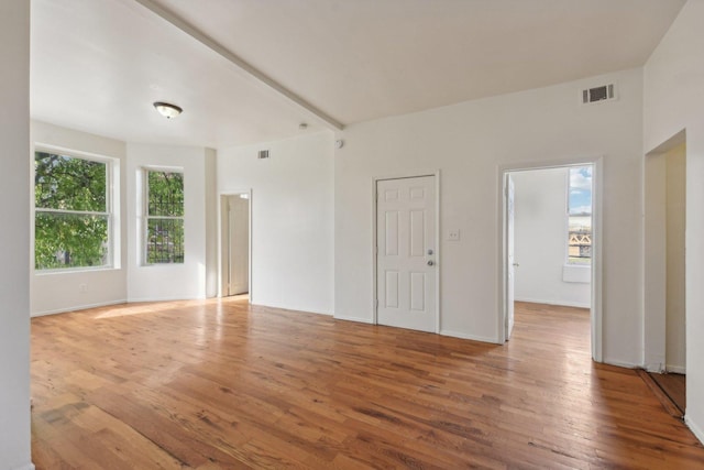 empty room with wood-type flooring