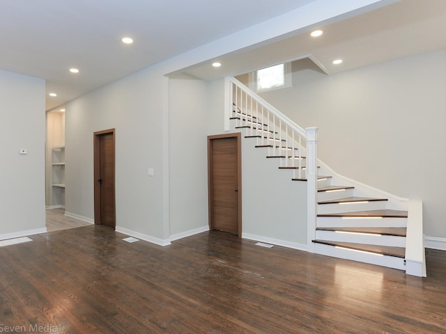 interior space with wood-type flooring