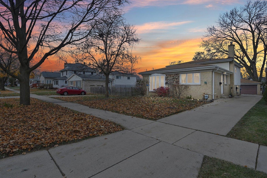 ranch-style house with a garage