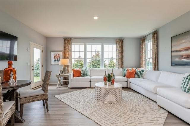 living room featuring hardwood / wood-style floors