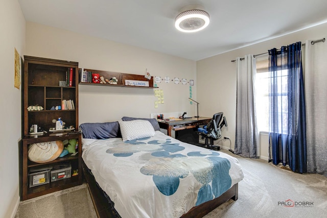 bedroom featuring carpet floors