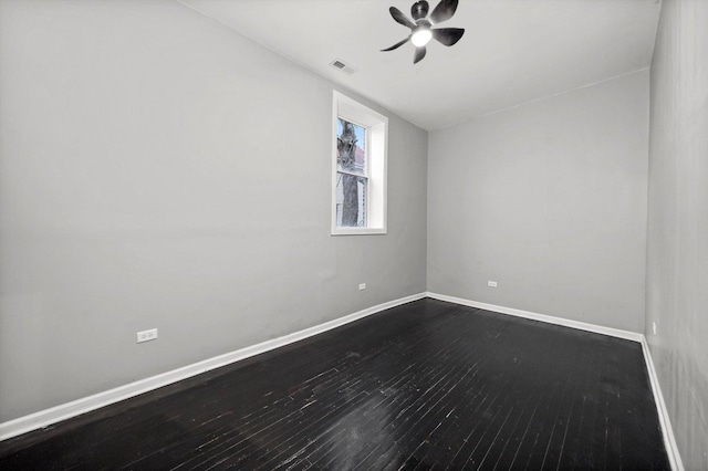 unfurnished room featuring hardwood / wood-style floors