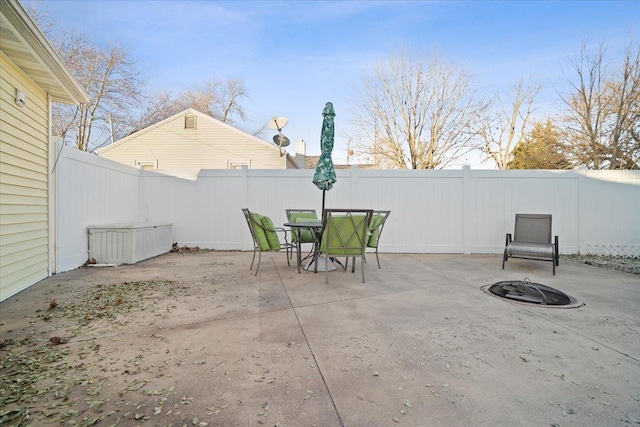 view of patio