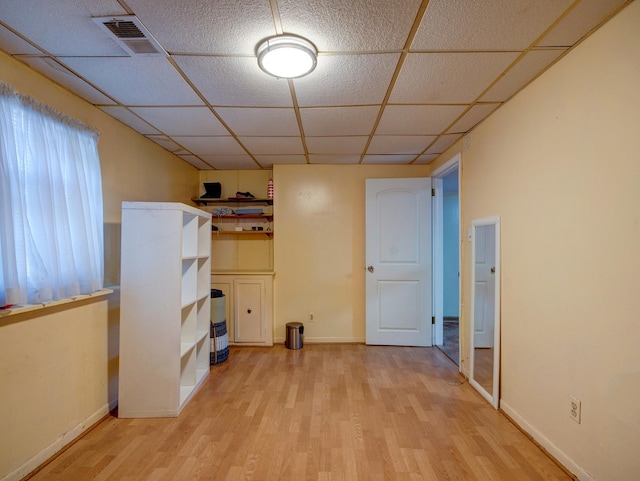 interior space featuring light hardwood / wood-style floors