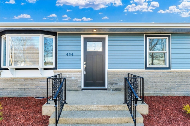 view of entrance to property