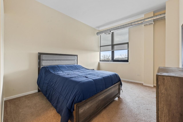 bedroom featuring carpet flooring