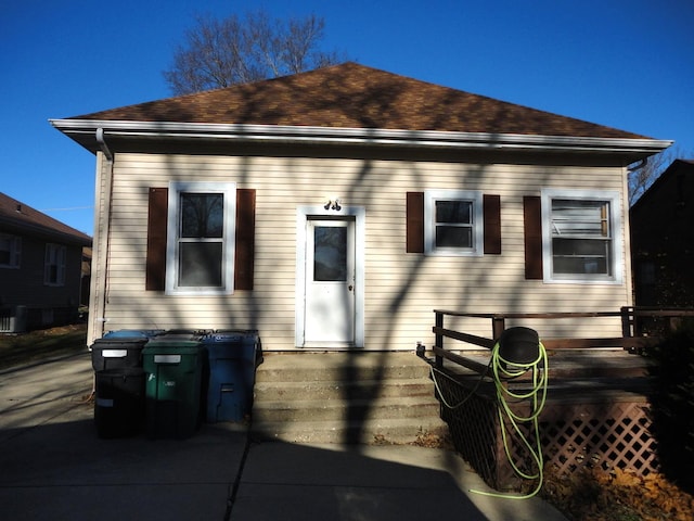 view of rear view of house