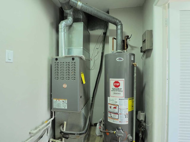 utilities featuring water heater