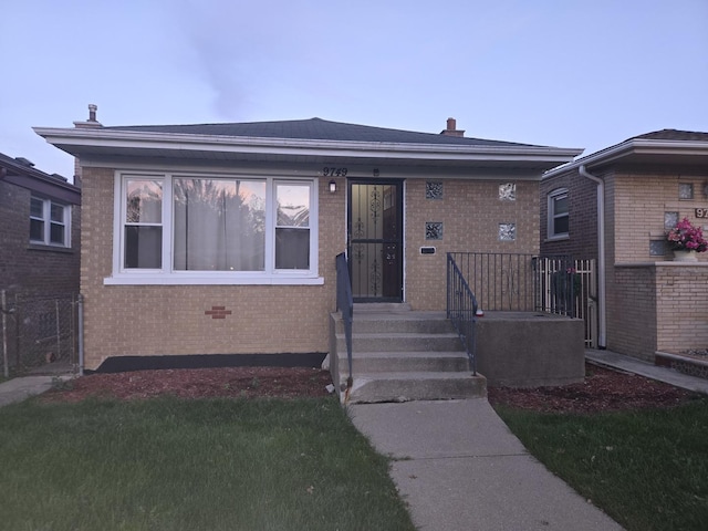 view of bungalow-style house