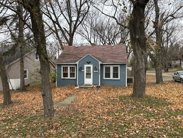 view of bungalow