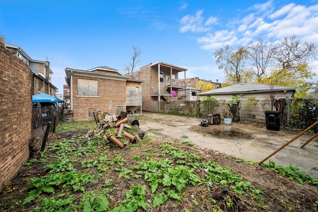 view of back of property