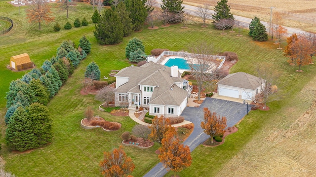 drone / aerial view