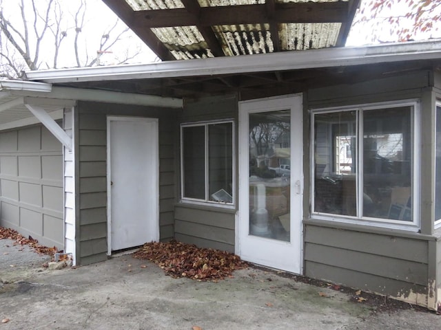 view of entrance to property