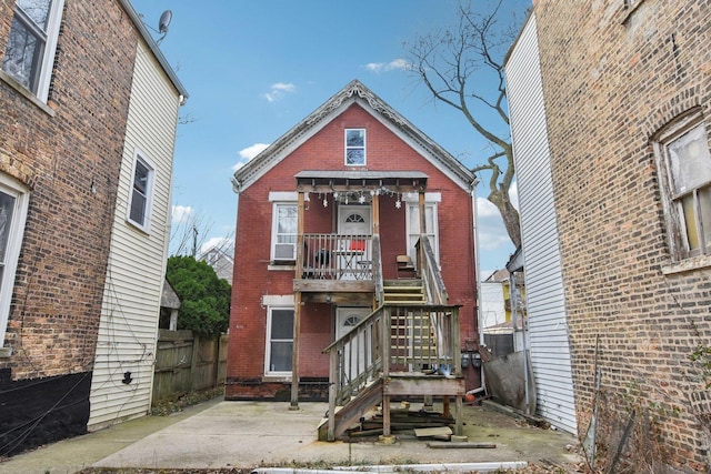 view of front of home