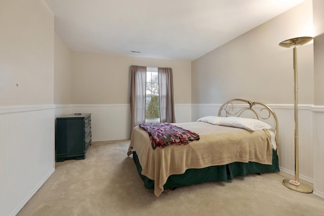 bedroom featuring carpet