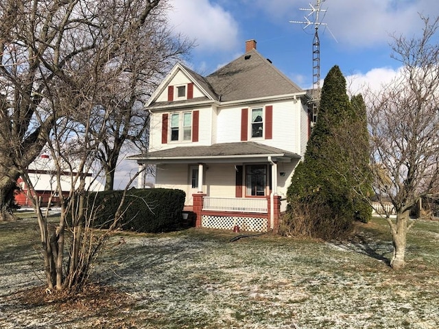 victorian-style house with covered porch