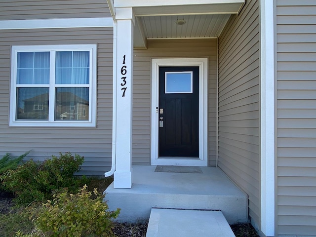 view of entrance to property