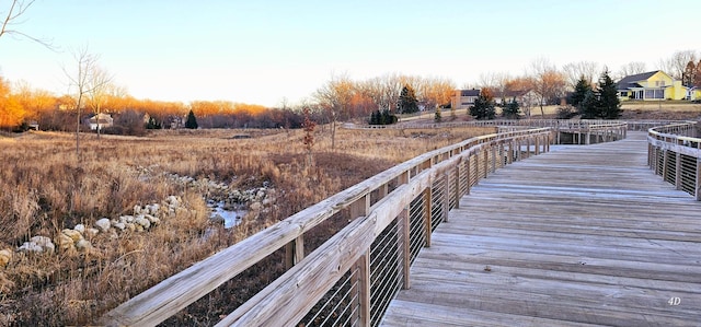 view of dock