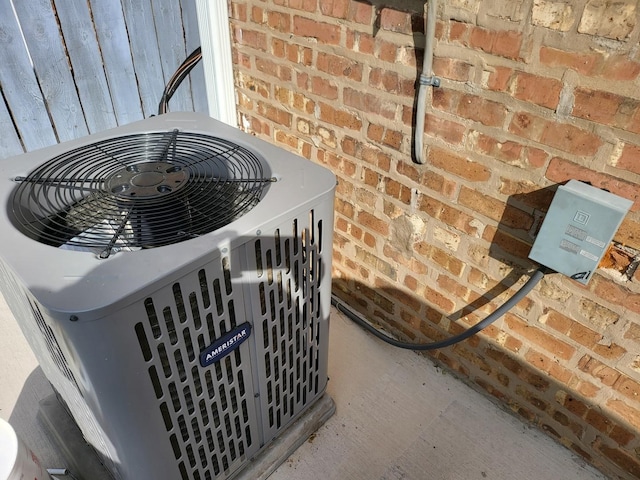 exterior details with central AC unit