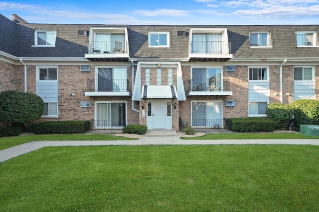 view of property with a front yard