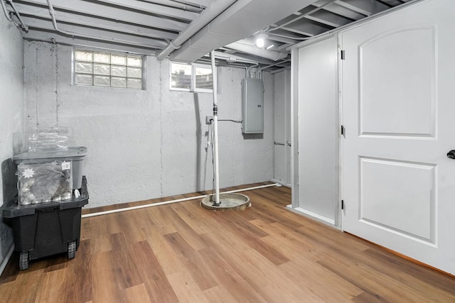 820 Exmoor Rd, Olympia Fields, IL 60461 - basement with electric panel and wood finished floors