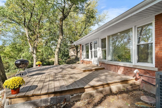 820 Exmoor Rd, Olympia Fields, IL 60461 - view of wooden terrace
