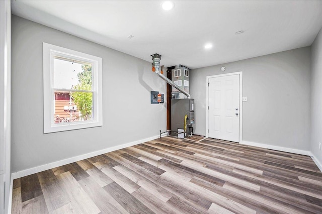 interior space featuring hardwood / wood-style flooring