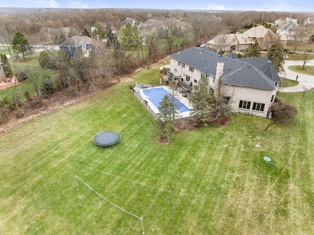 5N259 Wilton Croft Rd, Saint Charles, IL 60175 - aerial perspective of suburban area featuring a pool area