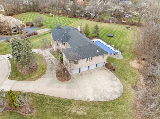 5N259 Wilton Croft Rd, Saint Charles, IL 60175 - view from above of property