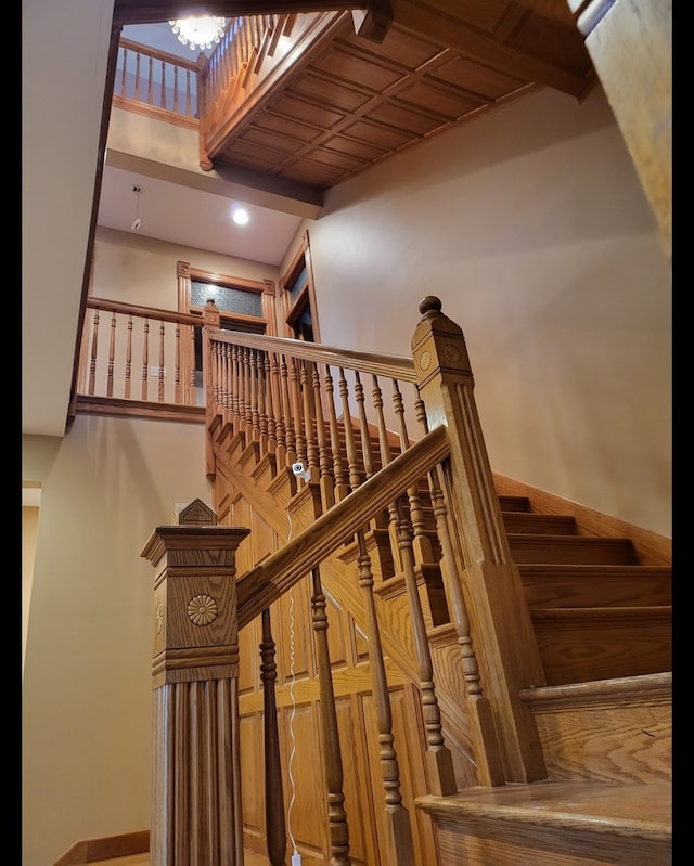 view of staircase