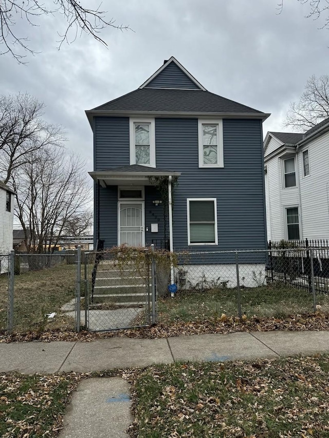 view of front of home