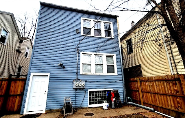 view of rear view of property