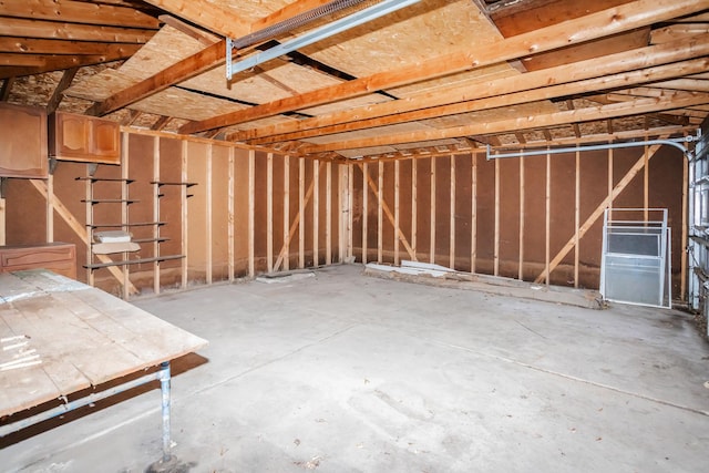 miscellaneous room featuring concrete floors