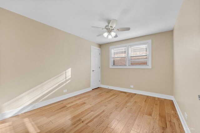 basement featuring light hardwood / wood-style flooring